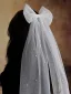 Lovely White Pearl Bow Wedding Veils 2026