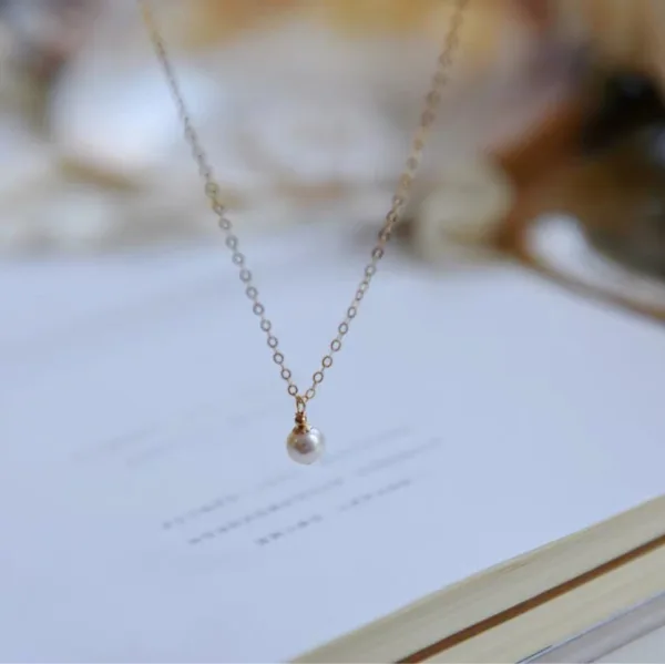Eleganta Guld Tidsbeställning Bal Pärla Halsband Tillbehör 2023