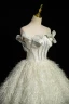 Charmant Ivory / Creme Glanz Pailletten Quaste Ballkleider 2023 Ballkleid Bandeau Schleife Ärmellos Rückenfreies Lange Festliche Kleider