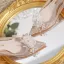 Charming Champagne Beading Lace Flower Pearl Sequins Leather Wedding Shoes 2023 8 cm Stiletto Heels Pointed Toe Wedding Pumps High Heels