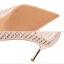 Chic / Beautiful Blushing Pink Fish Scales Cocktail Party Pumps High Heels 2022 6 cm Stiletto Heels Pointed Toe Pumps