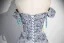 Glitzernden Himmelblau Perlenstickerei Pailletten Ballkleider 2025 A Linie Off Shoulder Kurze Ärmel Rückenfreies Lange Ball Festliche Kleider