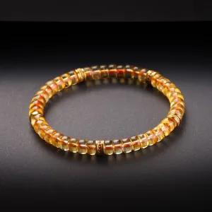 Stunning Yellow Handmade Natural Crystal Bracelet Accessories 2026