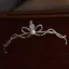 Modest / Simple Silver Pearl Zircon Rhinestone Earrings Tiara Wedding Bridal Hair Accessories 2025
