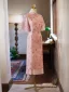 Chinese style Blushing Pink Printing Evening Party Cheongsam 2025 Trumpet / Mermaid High Neck Short Sleeve Floor-Length / Long