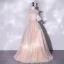 Sparkly Gold Sequins Prom Dresses 2022 A-Line / Princess Strapless Backless Floor-Length / Long Prom Formal Dresses
