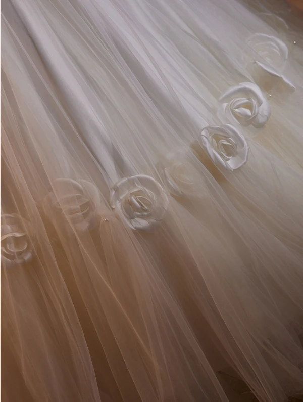 Schöne Weiß Applikationen Leichtes Brautkleider / Hochzeitskleider 2024 Ballkleid Off Shoulder Ärmellos Rückenfreies Lange Hochzeit