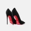 Fashion Black Suede Evening Party Pumps 2023 12 cm Stiletto Heels Pointed Toe Pumps High Heels