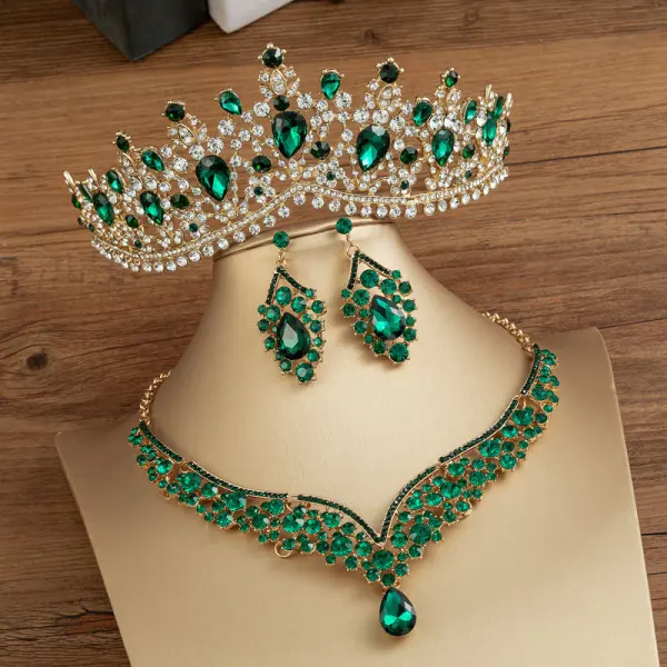 Fashion White Crystal Rhinestone Wedding Tiara Bridal Hair Accessories 2022 Alloy