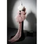 Sexy Black Flower Velvet Evening Dresses 2024 Trumpet / Mermaid Off-The-Shoulder Sleeveless Backless Bow Sweep Train Evening Party Formal Dresses