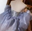 Scintillantes Argenté Gris Paillettes Robe De Bal 2024 Trompette / Sirène Bustier Manches Courtes Dos Nu Longue Promo Robe De Ceremonie