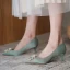 Chic / Belle Noire Promo Perle Faux Diamant Escarpins 2023 Satin 6 cm Talons Aiguilles À Bout Pointu Escarpins Talons Hauts