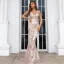Sexy Vert Citron Paillettes Été Robe De Soirée 2022 Trompette / Sirène Bretelles Spaghetti Sans Manches Dos Nu Train De Balayage Soirée Robe De Ceremonie