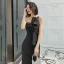 Sexy Schwarz Gespaltete Front Abendkleider 2022 Meerjungfrau One-Shoulder Schleife Ärmellos Rückenfreies Lange Abend Festliche Kleider