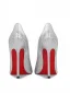 Ovanlig Silver Snakeskin Trycket Röd Sula Afton Pumps 2026 Läder 12 cm Stilettklackar Spetsiga Pumps Högklackade