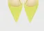 Moda Verde Salvia Oficina OL Cuero Tacones 2025 10 cm Stilettos / Tacones De Aguja Punta Estrecha Tacones High Heels