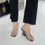 Sexy Silver Rhinestone Evening Party Crystal Womens Sandals 2022 10 cm Stiletto Heels Open / Peep Toe Sandals High Heels