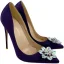 Chic / Beautiful Satin Purple Rhinestone Pumps 2022 Cocktail Party 12 cm Stiletto Heels Pointed Toe Pumps High Heels