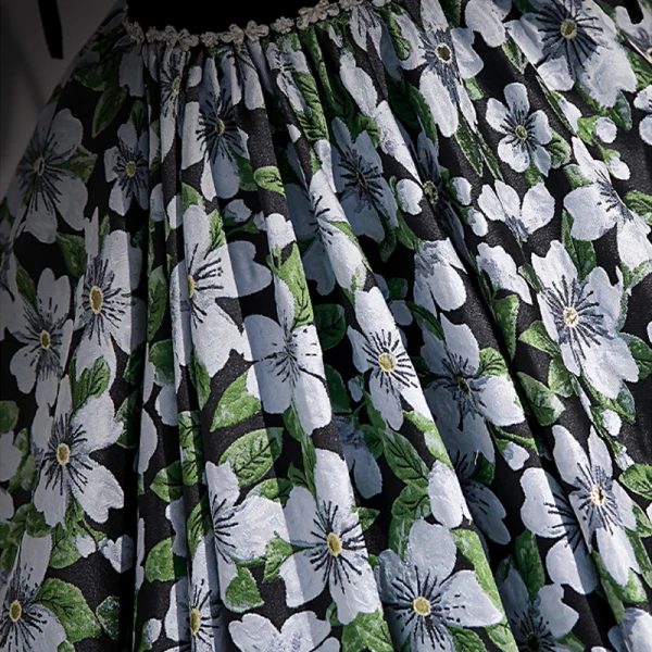 Chic / Beautiful Black Floral Prom Dresses 2023 Ball Gown Spaghetti Straps Rhinestone Short Sleeve Backless Floor-Length / Long Prom Formal Dresses