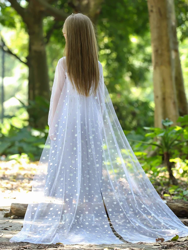 Chic / Beautiful Gradient-Color Sequins Birthday Flower Girl Dresses 2023 A-Line / Princess Scoop Neck Floor-Length / Long Flower Girl Dresses