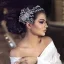 Vintage / Originale Argenté Fait main Alliage Faux Diamant Mariage Accessoire Cheveux Mariage 2023