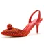 Sexy Summer Sky Blue Rhinestone Cocktail Party 2023 7 cm Stiletto Heels Pointed Toe Womens Sandals