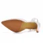 Chic / Beautiful White Lace Flower Wedding Shoes 2023 9 cm Stiletto Heels Pointed Toe Wedding Sandals High Heels