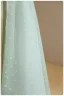 Simple Vert Cendré Paillettes Anniversaire Robe Ceremonie Fille 2024 Princesse Encolure Dégagée Volants Manches Courtes Noeud Ceinture Dos Nu Longue