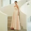Élégant Rougissant Rose Organza Promo Robe De Bal 2022 Princesse Bustier Sans Manches Dos Nu Longue Robe De Ceremonie