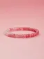 Mode Farbverlauf Rosa Kirschblüte Handgefertigt Natürlicher Kristall Armbänder Brautaccessoires 2025