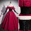 Elegant Burgundy Prom Dresses 2022 Ball Gown Strapless Sleeveless Backless Floor-Length / Long Prom Formal Dresses