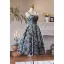 Flower Fairy Black Printing Knee-Length Homecoming Graduation Dresses 2024 A-Line / Princess Spaghetti Straps Sleeveless Backless