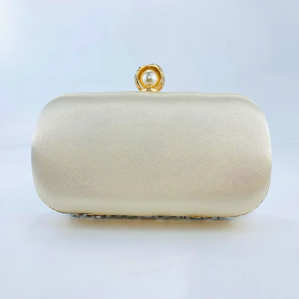 Charming Bling Bling Handmade  Rhinestone Evening Party Gold Clutch Bags 2023