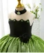 Chic / Beautiful Green Rhinestone Birthday Flower Girl Dresses 2024 Ball Gown Strapless Sleeveless Floor-Length / Long
