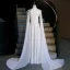 Vintage / Retro White Beading Embroidered Prom Dresses 2026 A-Line / Princess High Neck Sleeveless Floor-Length / Long Prom Formal Dresses
