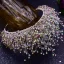 Charmant Bling Bling Fait main Multi-Couleurs Faux Diamant Alliage Accessoire Cheveux Mariage 2023 Mariage