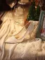 Elegant White Lace Flower Wedding Shoes 2026 Leather 8 cm Stiletto Heels Pointed Toe Wedding Pumps