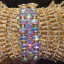 Unusual Sparkly Gold Pierced Rhinestone Evening Party Clutch Bags 2022