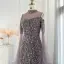 High-end Charming Gold Handmade  Beading Pearl Rhinestone Sequins Prom Dresses 2024 Trumpet / Mermaid High Neck Sleeveless Floor-Length / Long Prom