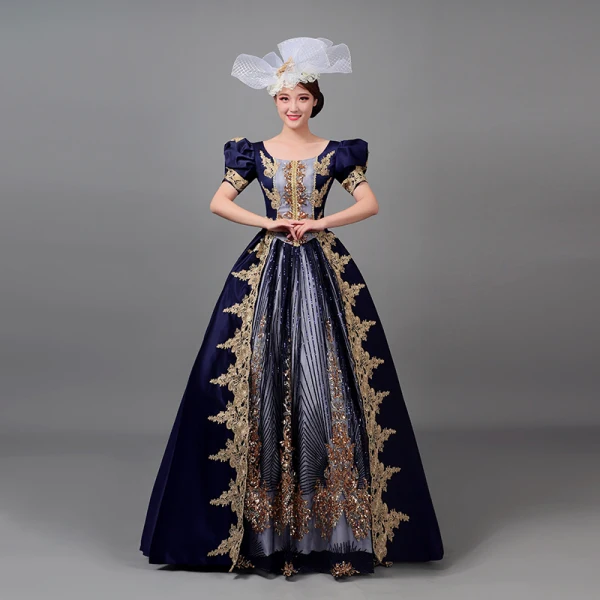 sky blue bridesmaids dresses Identity V Naiad Grace Cosplay Costume