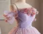 Charmant Lavendel Perle Applikationen Pailletten Kurze Heimkehr Abiballkleider 2026 Ballkleid Spaghettiträger Kurze Ärmel Rückenfreies Festliche Kleider