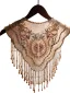 Vintage / Retro Champagne Handmade  Beading Pearl Sequins Prom Shawls 2025