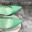 Fashion Mint Green Evening Party Pumps 2022 Patent Leather 12 cm Stiletto Heels Pointed Toe Pumps High Heels