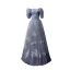 Charmant Océan Bleu Perlage Perle Paillettes Robe De Soirée 2022 Princesse De l'épaule Manches Courtes Dos Nu Longue Promo Robe De Ceremonie