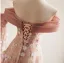 Schöne Rosa Pailletten Brautjungfernkleider 2024 A Linie Off Shoulder Kurze Ärmel Rückenfreies Lange