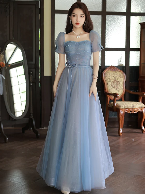 long beach cover up dress Jovani 36687 Size 0 Light Blue Long Prom Dress Sequin Floral Corset Of –  Glass Slipper Formals