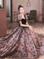 Vintage / Retro Black Prom Dresses 2023 A-Line / Princess Square Neckline Short Sleeve Backless Floor-Length / Long Prom Formal Dresses