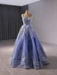 High-end Pool Blue Sequins Prom Dresses 2024 A-Line / Princess Spaghetti Straps Sleeveless Backless Floor-Length / Long Prom Formal Dresses