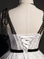 Sexy Blanche Anniversaire Robe De Fête 2022 Princesse Bretelles Spaghetti Sans Manches Dos Nu Noeud Ceinture Longue Robe De Ceremonie