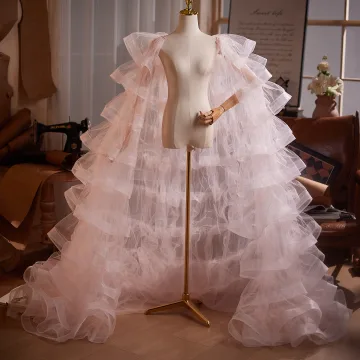 Mote Rødmende Rosa Gripende Ruffles Ball Tyll Sjal 2026